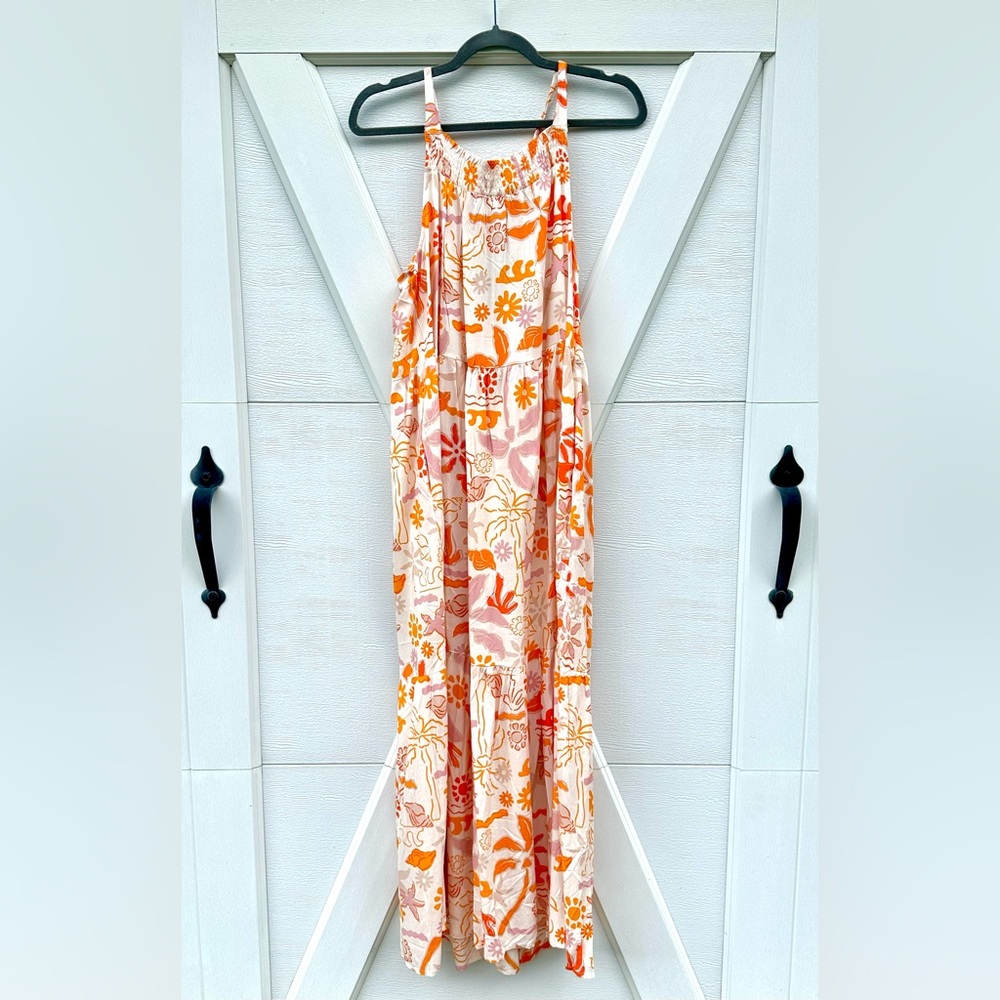 Label Of Love Peach Beach Smock Dress